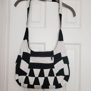 Leather abstract bag